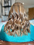 short beach wave style brown hair