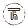 Tiffany Hair UK logo emblem with company name encircling