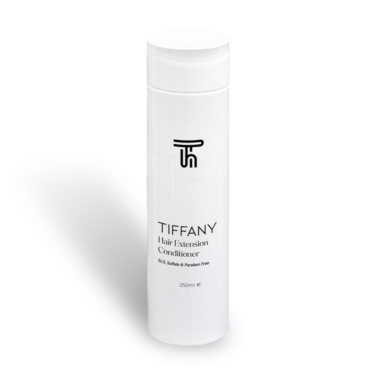 hair extension conditioner by Tiffany hair on transparent background