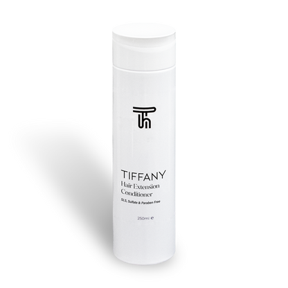 hair extension conditioner by Tiffany hair on transparent background