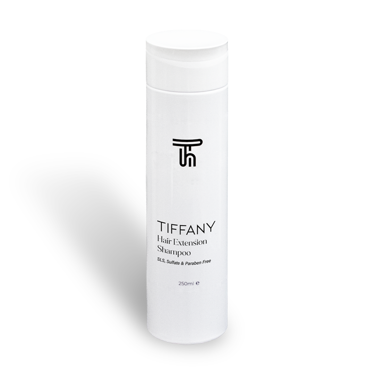 hair extension shampoo by Tiffany on transparent background